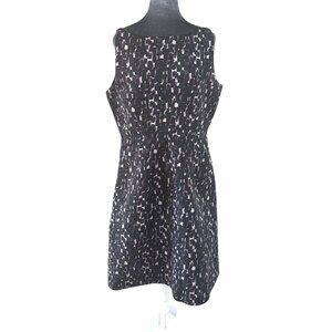 LaVia 18 Fit & Flare Sleeveless Dress - Green/Purple/White - Size 10/12 (IT 48)
